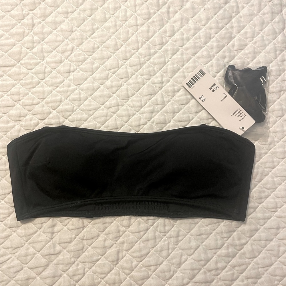 Urban Outfitters black bandeau bikini top!